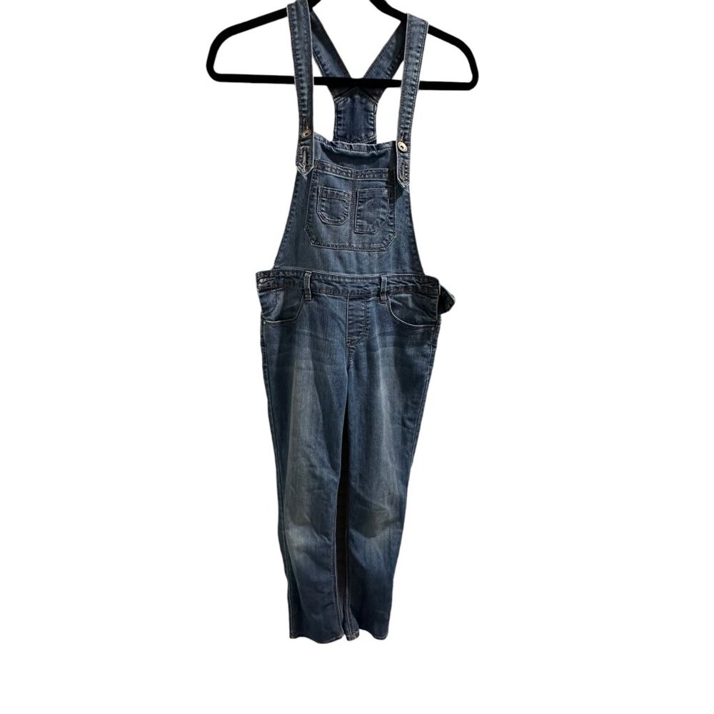 👗 2/$30 👗 Vintage Denim Overalls, Adjustable Straps & Front Pockets Juniors 14